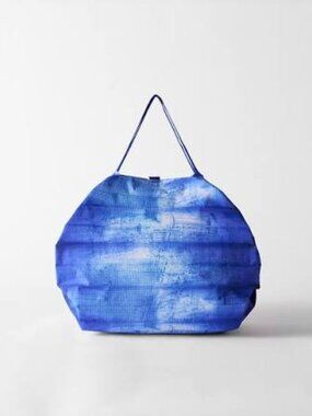 MARNA Shupatto Compact Foldable Eco Bag M Blue Japan 10th Anniversary Limited